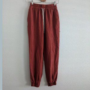ZARA High-Rise Boho Drawstring Pants Size S